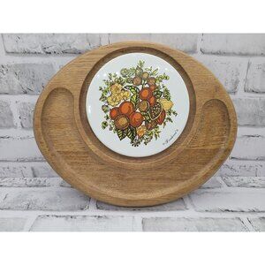 Vintage Goodwood Cheese Board Charcuterie Tray Tile Retro MCM Cottage Core